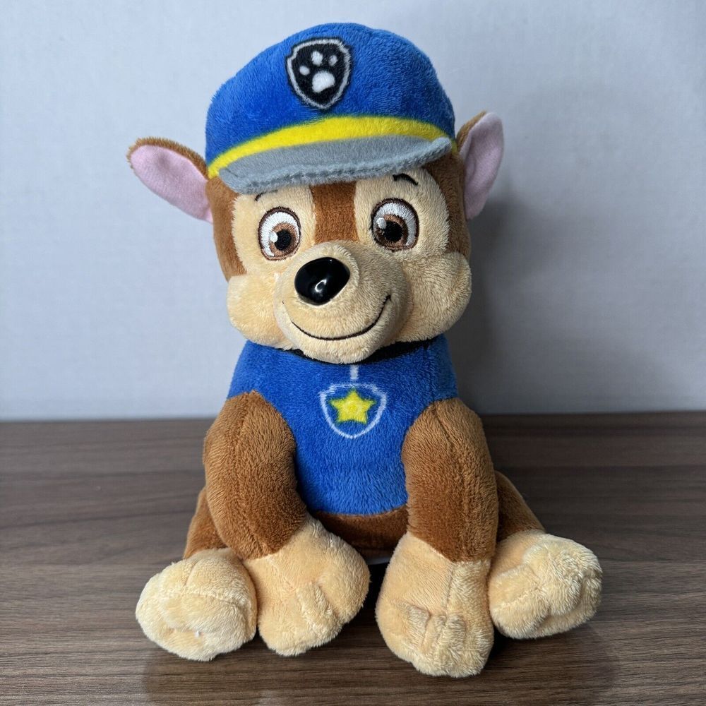 Nickelodeon‎ Paw Patrol Chase Police Dog Plush Coin Piggy Bank Stuffed Animal 9"